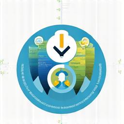 データ統合を表すアイコン
